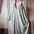 1950s Baby Blue Vanity Fair Dressing Robe 