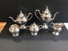 Gorham Puritan 6 Piece Tea Set Sterling Silver Set  451  452  453  454  455