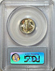 1943-s Mercury Dime - Pcgs Ms65fb Cac - Full Bands Gem Bu Silver 10c