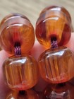 Islamic Prayer Bakelite Amber Rosary 14 14 Mm 33 Beads tasbih handmade