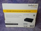 Startech 2 Port Usb Hdmi Kvm Switch W  Audio   Usb 2 0 Hub New