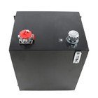 25 Gallon Hydraulic Fluid Reservoir Tank Heavy Duty Steel Gasoline Transfer Tank