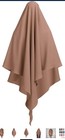 Women Islamic Breathable Soft Hijab Muslim Prayer Hijab Half-body Cover Dubai   