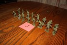 Marx Army Battleground 16-piece Lot Of Vintage American Soldiers Tank J - Mpc
