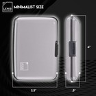 Lewis N  Clark Rfid Aluminum Wallet  Silver  One Size