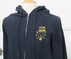 Pearl Jam Fleece Light Bulb Zip Up Hoodie - Size Xl Navy