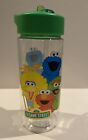 Sesame Street 16 5 Oz Kids Water Bottle W straw Big Bird Elmo Cookie Monster