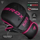  Rdx Mma Gloves Sparring Grappling Hybrid Open Palm Martial Arts Mitts Men 