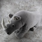 Melissa   Doug Giant Standing Rhino Lifelike Stuffed Animal Rhinoceros 32 