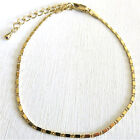 Women Simple Gold Chain Anklet Bracelet Barefoot Sandal Beach Foot Jewelry New
