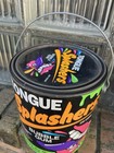 Vintage Tongue Splashers 90s Nostalgia Bubble Gum Neon Gallon Paint Can Candy