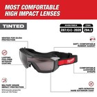 Milwaukee Vented Low-profile Goggles - Tinted Dual Coat Lens