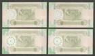 Iraq 1 4 Dinar 1993  Unc  P-77  Bnb-b334a  Lot Of 4 Consecutive Serial Numbers