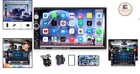 Multimedia 7  Double Din Car Radio - 1080p Hd  Bluetooth   Steering Wheel Remote