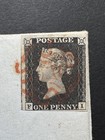Great Britain Qv 1d Black Plate 4 On Cover To Cockermouth  From Liverpool