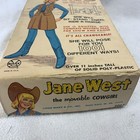 Vintage 1970   s Marx Jane West Cowgirl Action Figure W  Box Johnny West Series