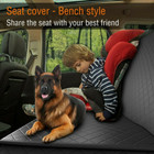 Dog Seat Cover Hammock For Back Seat Durable Waterproof Car Truck Suv  Seatbelt