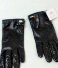 Coach Black Sheep Leather Touchscreen Wool Lined Gloves Women   s 7 1 2 7290