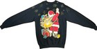 Santa Sweatshirt Adult Xl Ugly Christmas Double Sided Vintage Jerzees Sweater