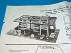 Superior Service Station Garage T  Cohn Instructions Only   866 Tin Litho Vtg