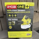 Ryobi One  18 Volt Cordless Chemical Fogger mister With Battery   Charger - New