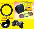 P610 P600 B700 Ring Adapter filter Kit lens Hood For Camera Nikon Coolpix 62mm