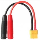 Xt60 Female Cable Adapter To 4mm Banana Bullet Female Connector For Isdt Charger