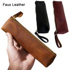 Pen Sleeve Pouch Zipper Pen Portable Bag Pencil Holder Pencil Case For Men Women