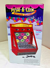 New Push-a-coin Arcade Game Plays Music- Flashing Lights-nudge Alarm Coin Pusher