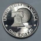 1976-s Bi-centennial  ike  Eisenhower  1 Dollar Clad Proof Coin From Proof Set