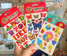 Vintage Sandylion Sticker Packages  Sparkly  Prismatic  Kromokote  You Choose 