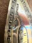 Antique Sterling Silver Tatting Shuttle Greek Key Border Monogrammed Lace Too
