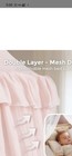 Double Layer Mesh Cotton Canopy Pink White Round For Kids Cot cotbed Bedroom 