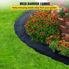6  X 300  Woven Ground Cover Landscape Fabric 3 2-ounce Weed Barrier h