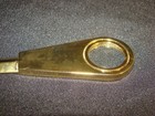 Brand New 7 Inch Gold Plated Magnifying Glass Letter Opener New In Box