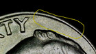 1986-d Roosevelt Dime  Bu  Off Center Strike  Subtle Blue   Gold Toning 10-0113