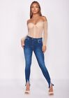 Women Ripped Distressed Skinny Denim Jeans Ladies Stretch Casual Pants Trousers