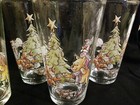 Disney Winnie The Pooh Eeyore Piglet Tigger 16oz Christmas Glasses Tumblers New 