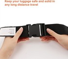 1 4 Piece Luggage Straps Heavy Duty With Quick-release Buckle Suitcase Safe Belt