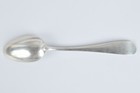 Vintage Stieff Repousse Rose Sterling Silver Serving Spoon 8 5  No Monogram