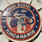 Original 1975 Ideal Evel Knievel Fling-a-ma-bob Toy Frisbee  Vintage
