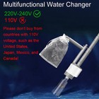 Electric Gravel Cleaner Aquarium Water Change Pump Fish Tank Cleaning Tool 220v