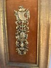 Beautiful Unusual Hand Made Metal Armor Art Piece On Velvet-framed