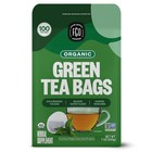 Organic Green Tea  100 Count Eco-conscious Tea Bags  Caffeinated  Resealable