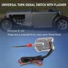 Jdmspeed New Chrome 12v Universal Street Hot Rod Turn Signal Switch 