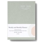 2025-2026 Planner - Weekly And Monthly A5  jul 2025-jun 2026  Sage Green