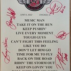 Reo Speedwagon Jsa Certified Band Signed Set List June 4 2022 Chicago 19 50