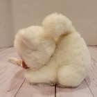 Vintage Applause Robert Raikes Originals Fifi White Cat Wooden Face Plush 5 