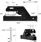 Clamp On Trailer Hitch For Deere Bobcat Tractor Bucket 2  Ball Mount Receiver