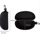 2pcs Portable Eye Glasses Case Sunglasses Protector Box Belt Clip Hard Zipper